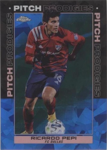 RICARDO PEPI #193 2020-2021 TOPPS MLS CHOME PITCH PRODIGIES RC