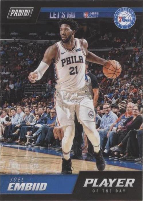 2018-19 Panini Player of the Day - Joel Embiid #10