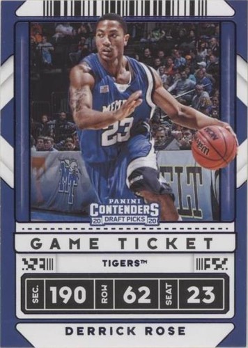 2020-21 Panini Contenders Draft Picks - Derrick Rose #4