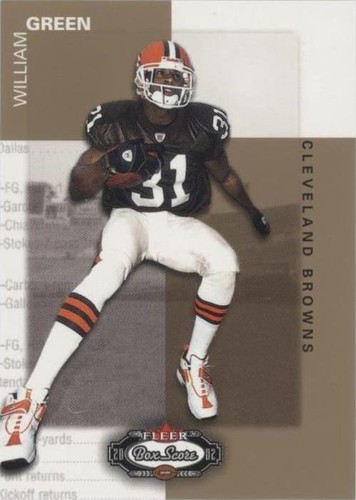 2002 Fleer Box Score William Green #121