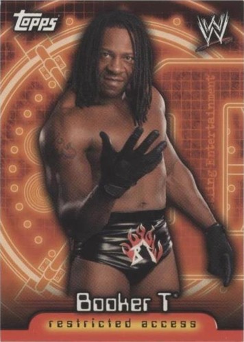 2006 Topps WWE Insider Restricted Access - Booker T #38