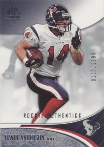 2006 SP Authentic David Anderson #138