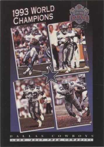 1993 Skybox Premium Emmitt Smith Jimmy Johnson Michael Irvin #CB2
