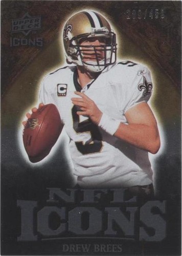 2009 Upper Deck Icons Drew Brees #IC-BR