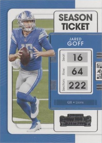 2021 Panini Contenders Jared Goff #31
