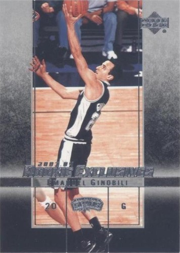 2003-04 Upper Deck Rookie Exclusives - Manu Ginobili #38