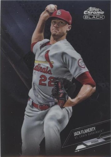 2021 Topps Chrome Black - Jack Flaherty #46