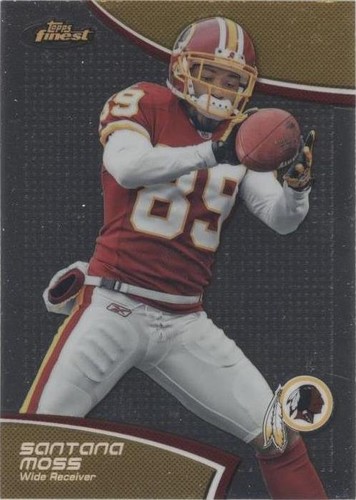 2011 Topps Finest Santana Moss #9
