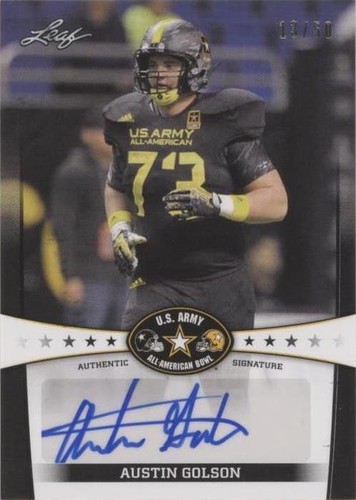 2013 Leaf U.S. Army All-American Bowl Austin Golson #BA-AG1