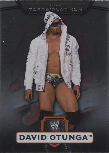 2010 Topps Platinum WWE - David Otunga #52
