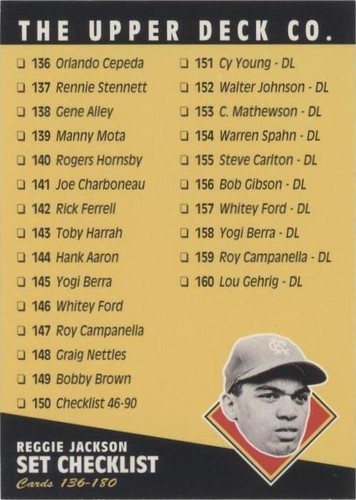 1994 Upper Deck All-Time Heroes Baseball Trading Cards