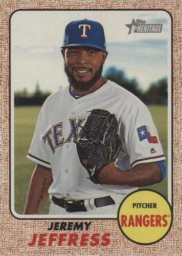 2017 Topps Heritage High Number - Jeremy Jeffress #597