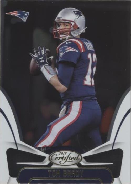Tom Brady #65 2018 certificado Panini