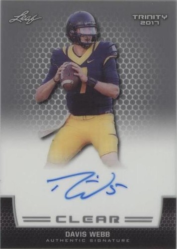 2017 Leaf Trinity Davis Webb #CA-DW1