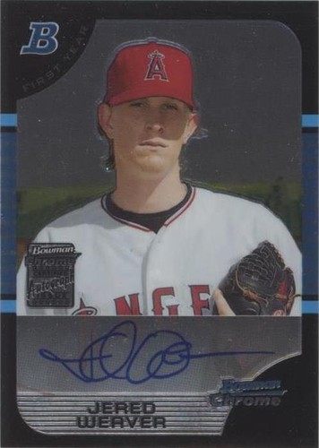 2005 Bowman Draft Picks & Prospects - Jered Weaver #BDP167