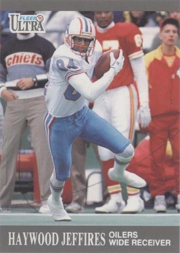 1991 Fleer Ultra Haywood Jeffires #50