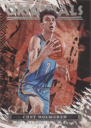2022-23 Panini Select Concourse Blue Prizm Chet Holmgren #83