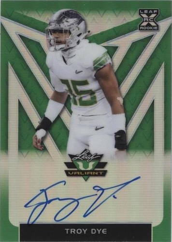 2020 Leaf Valiant Troy Dye #BA-TD2