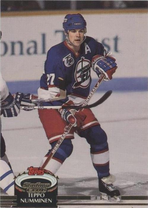 1992-93 Topps Stadium Club - Teppo Numminen #77