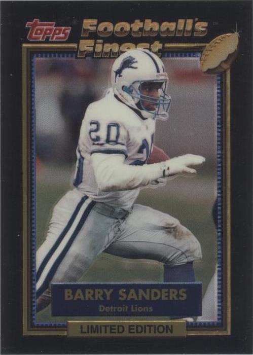 1992 年 Topps 足球最佳巴里·桑德斯 #26