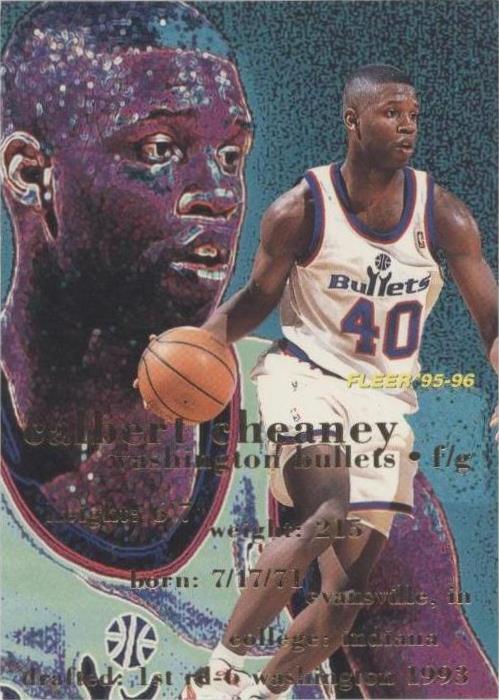 Fleer 1995-96 - Calbert Cheaney #192