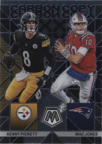 2023 Panini Mosaic Kenny Pickett Mac Jones #CC-6