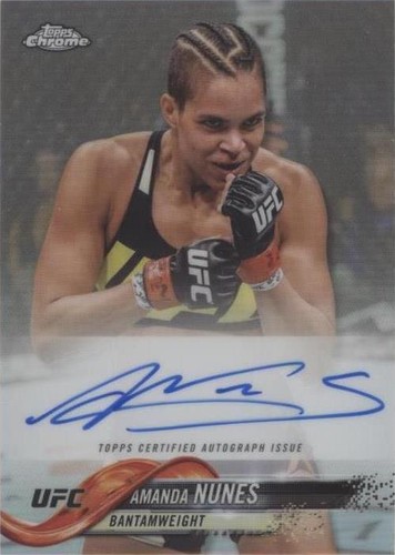 2018 Topps Chrome UFC - Amanda Nunes #FA-AN