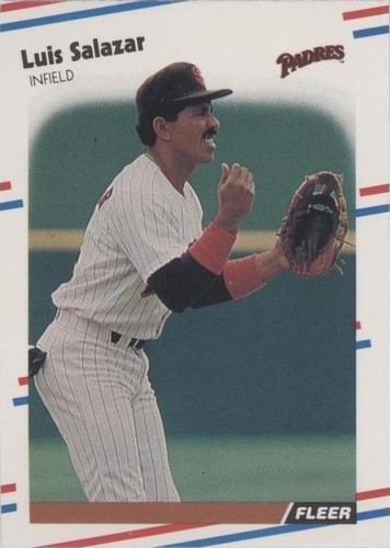 1988 Fleer - Luis Salazar #595