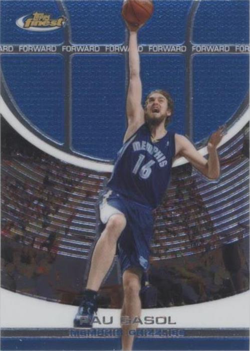 2005-06 Topps Finest - Pau Gasol #45