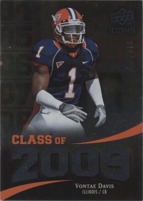 2009 Upper Deck Icons Vontae Davis #2009-VD