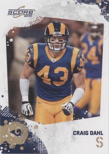 2010 Score Craig Dahl #265