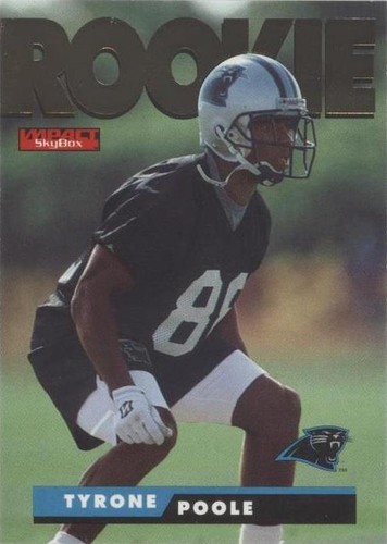 1995 Skybox Impact Tyrone Poole #186