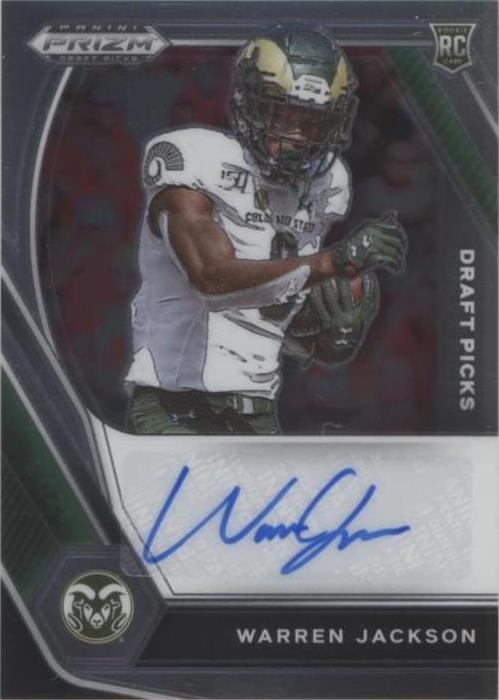 2021 Panini Prizm Draft Picks Warren Jackson #DPA-WAJ