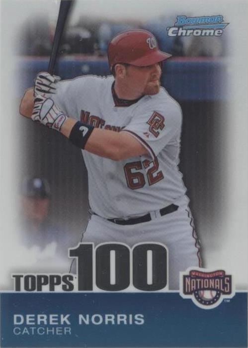 Bowman Chrome 2010 - Derek Norris #TPC35