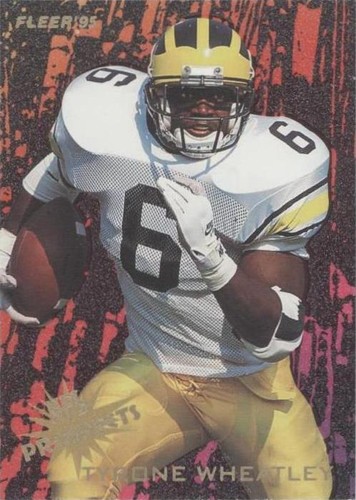 1995 Fleer Tyrone Wheatley #19