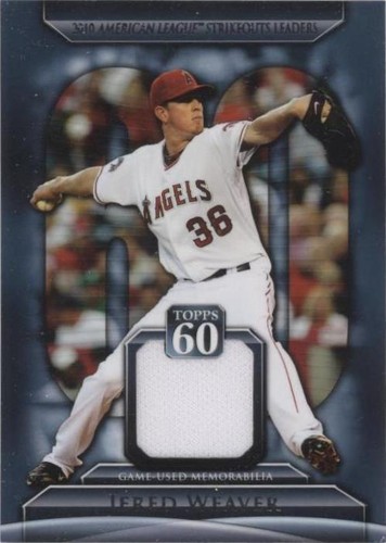 2011 Topps - Jered Weaver #T60R-JW