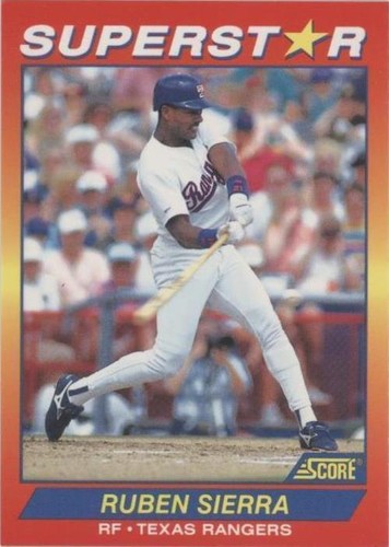 1992 Score 100 Hottest Players - Ruben Sierra #87