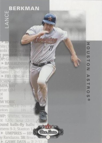 2002 Fleer Box Score - Lance Berkman #51