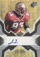 2007 SPx Lawrence Timmons #185