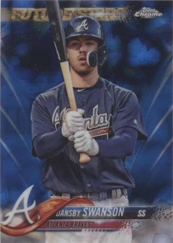 2018 Topps Chrome Sapphire Edition - Dansby Swanson #167