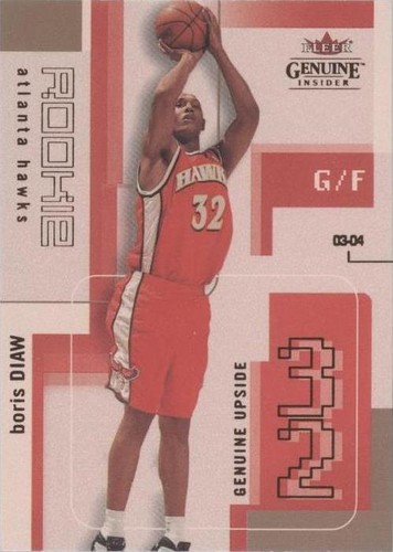 2003-04 Fleer Genuine Insider - Boris Diaw #127