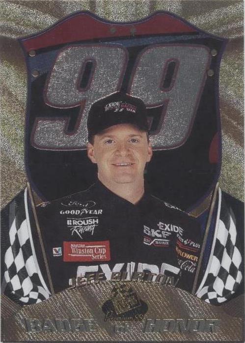 1999 Press Pass Premium - Jeff Burton #BH16