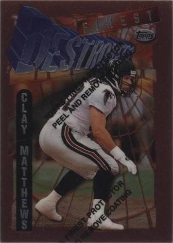 1996 Topps Finest Clay Matthews #212