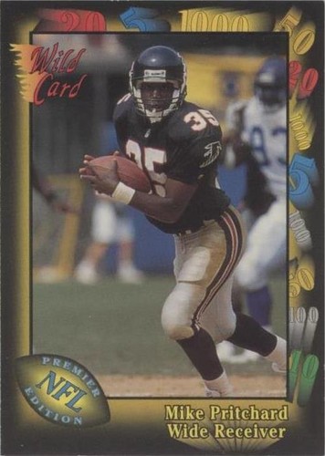 1991 Wild Card Mike Pritchard #69