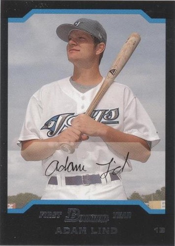 2004 Bowman Draft Picks & Prospects - Adam Lind #BDP111
