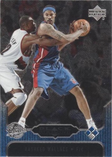 2004-05 Upper Deck Black Diamond - Rasheed Wallace #129