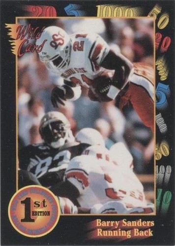 1991 Wild Card Draft Barry Sanders #106
