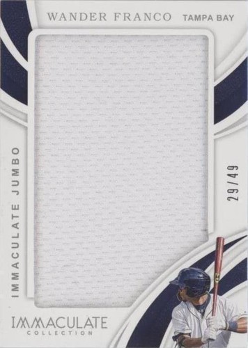 2019 Panini Immaculate Collection - Wander Franco #IJ-WF