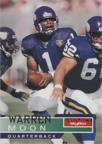 1995 Skybox Impact Warren Moon #90