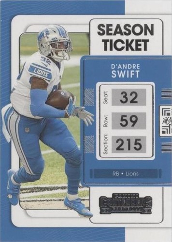 2021 Panini Contenders D'Andre Swift #32